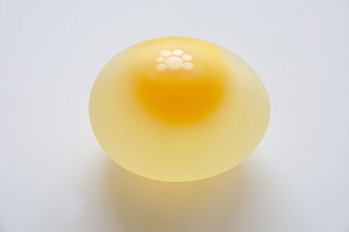 Quả trứng gà sau khi bị ngâm giấm (Ảnh: Biswarup Ganguly, Wikipedia)