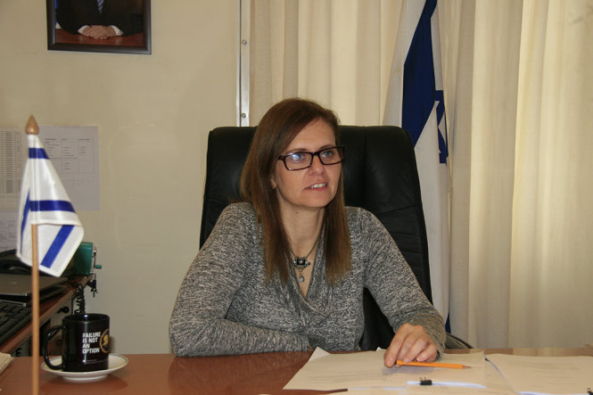 Đại sứ đặc mệnh toàn quyền của Israel Meirav Eilon Shahar - Ảnh: Huy Ba